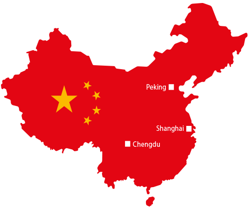 TSB China Landkarte