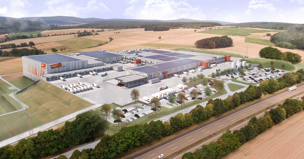 Die Sendung Wurde In Unserem Logistikzentrum Bearbeitet Neues Logistikzentrum nahe Fulda für tegut... - mbquadrat