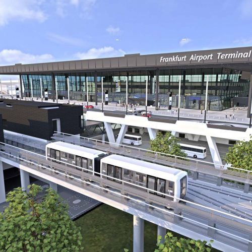 Visualisierung Impression Terminal 3 Airport Frankfurt